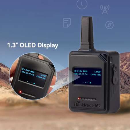 ThinkNode M2 Walkie-Talkie Mini-LoRa Signal Transceiver, ESP32-S3 With 1.3inch OLED Display (ER-CIL14402D)