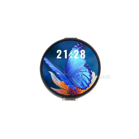 ESP32-C6 1.32inch AMOLED Round Touch Display Dev.Board, 466×466 Pixels, QSPI, Wi-Fi 6/BT5 (WS-32766)
