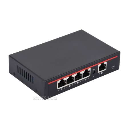 AC PoE Integrated Gigabit Router, 5 Gigabit Ports, Standard PoE Power Supply Output, AP Management (WS-33003)