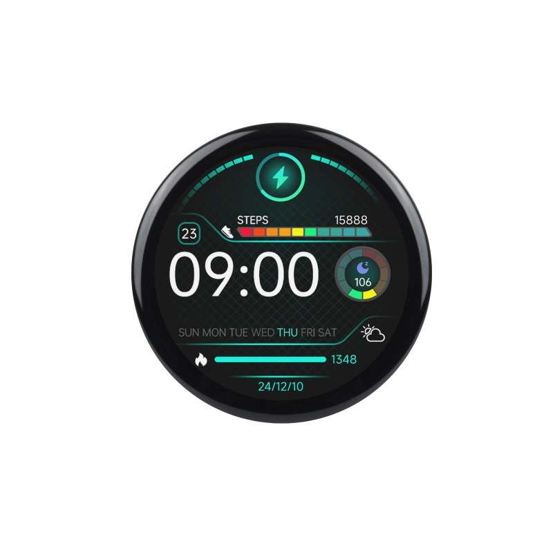 RP2350 1.46inch Capacitive Touch Round Display Development Board, 480×480 IPS Panel Display, 65K Color (WS-32867)