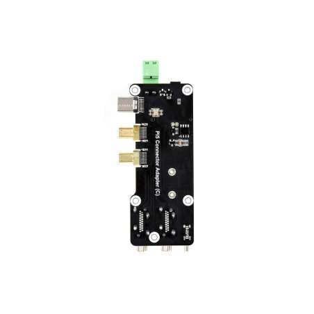 PCIe To M.2 Multifunctional Adapter for Raspberry Pi 5, Two Power Supply Methods, Supports Dual 4K (WS-33024)