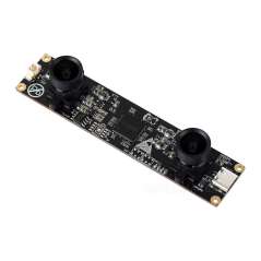 OS02G10 2MP Stereo USB Camera Module, OS02G10 Sensor Chip, USB2.0 Port, Synchronized Same-frame, 62mm (WS-32639)