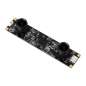 OS02G10 2MP Stereo USB Camera Module, OS02G10 Sensor Chip, USB2.0 Port, Synchronized Same-frame, 62mm (WS-32639)