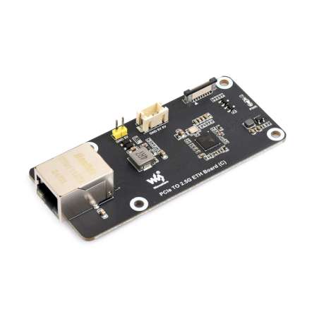 PCIe TO 2.5G ETH Board (C) For Raspberry Pi 5, Supports Raspberry Pi OS, Driver-Free, Plug And Play (WS-33042)