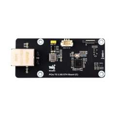 PCIe TO 2.5G ETH Board (C) For Raspberry Pi 5, Supports Raspberry Pi OS, Driver-Free, Plug And Play (WS-33042)