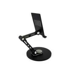 Portable Monitor Adjustable Stand, 4~18.5inch Monitors, Multi-axis Rotation, Weighted Base (WS-33202)
