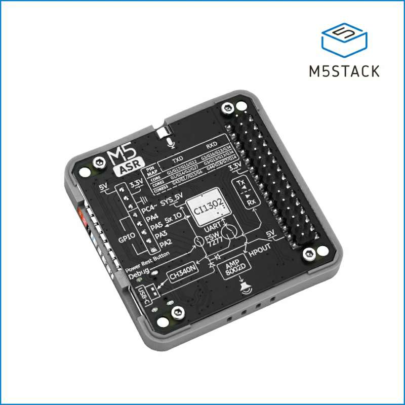 M5Stack ASR Module CI1302 (M5-M147) Intelligent offline voice module