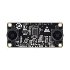 AR0144 2MP Stereo USB Camera Module, AR0144 Sensor, Synchronized Same-frame, 52mm (WS-32695)