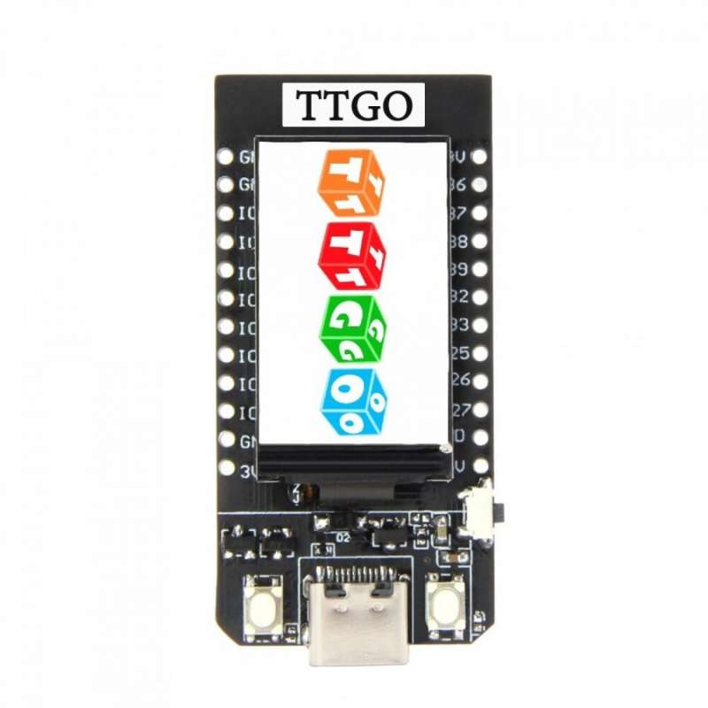 LilyGO TTGO T-Display V1.1 ESP32, 4MB, 1.14 inch TFT Display (LY-Q224) ESP32 WiFi Bluetooth Development Board
