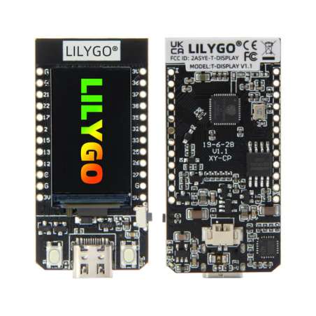 LilyGO TTGO T-Display V1.1 ESP32, 4MB, 1.14 inch TFT Display (LY-Q224) ESP32 WiFi Bluetooth Development Board