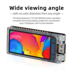 LilyGO T-Display-S3 AMOLED ESP32-S3, 1.91 inch AMOLED Display (LY-H619) V1.0 Non-Soldered Pin
