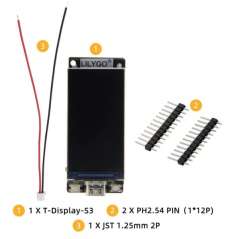 LilyGO TTGO T-Display S3 ESP32-S3, 1.9 inch TFT Display ST7789 Development Board (LY-H569) Non-Soldered Pin