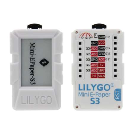 LilyGO Mini E-Paper S3, 1.02Inch E-Paper Display, ESP32-S3 (LY-H676)