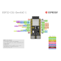 ESP32-C61-DEVKITC-1-N8R2  Wi-Fi and Bluetooth, 8MB of SPI flash, 2MB of PSRAM