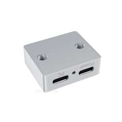 Type-C Power And Signal Splitter,  5V DC Independent Power Supply, 3×Type-C Female, CNC Al.Case, Indicator (WS-33502)