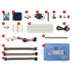 ESP32-C3 Series Basic Kit, Tutorials , MicroPython, And ESP-IDF Programming (WS-33358)