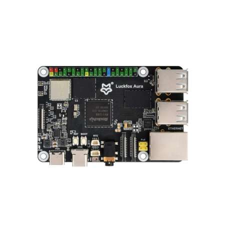 Luckfox Aura High-Performance Linux Dev.Board, Rockchip RV1126B, 3TOPS, 4K, 4GB RAM, 64GB eMMC (WS-33327)