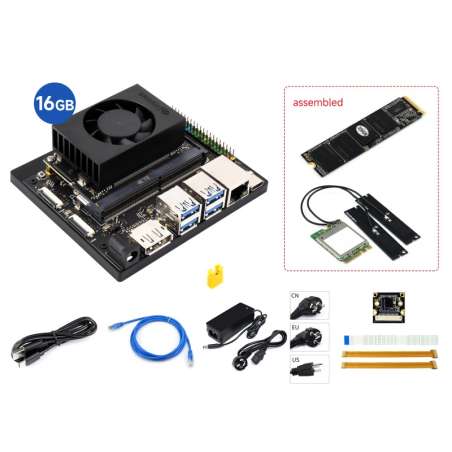 Jetson Orin NX AI Development Kit For Embedded And Edge Systems, 16GB Memory Jetson Orin NX Module (WS-24289) KIT-A