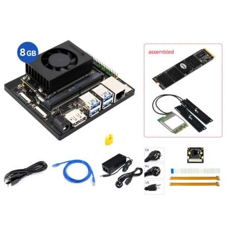 Jetson Orin Nano AI Development Kit For Embedded And Edge Systems, 8GB Memory Jetson Orin Nano Module (WS-24506) KIT-A