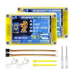 2 PACK 2.4inch ESP32 Solo Miner LCD Display Cryptocurrency Solo Miner 1000KH/s Hashrate WiFi, BLE (ER-DHM04624D)