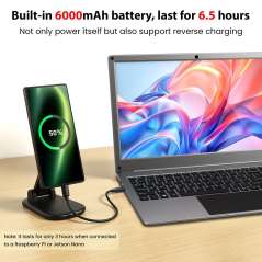 CrowView Note 15.6inch-All-in-One Portable Monitor with FHD IPS Display, Phone-to-Laptop Device (ER-DLC44156D)