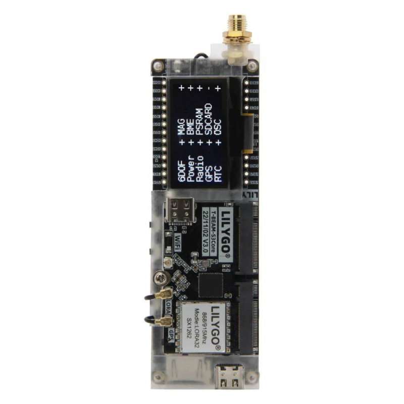 LilyGO T-Beam-S3 Supreme LoRa 868MHz, L76K GNSS ,1.3 inch OLED Display, ESP32-S3 (LY-H616)