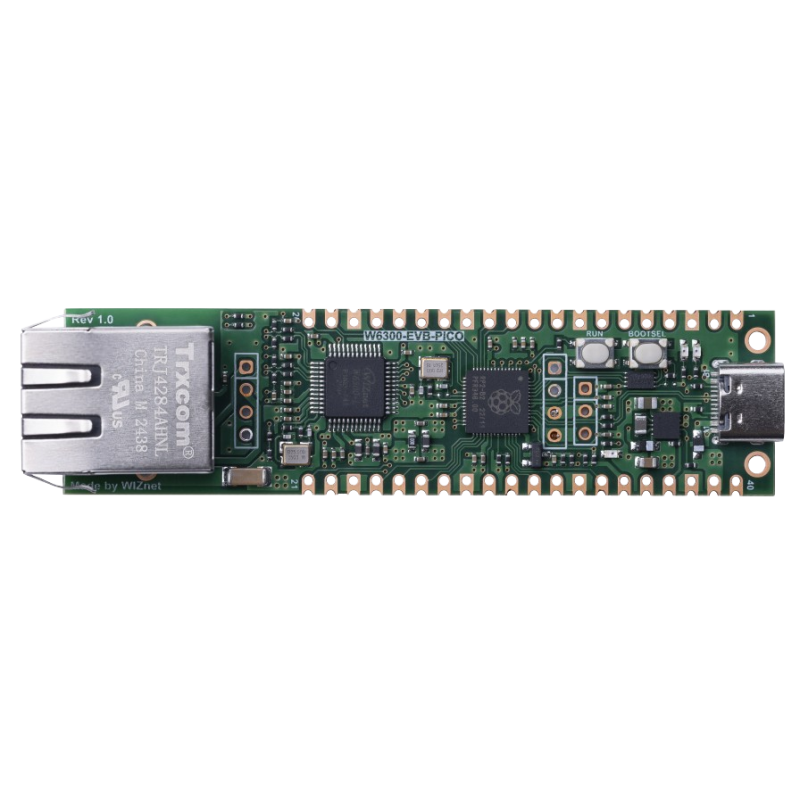 W6300-EVB-Pico   RP2040 microcontroller and Ethernet - WIZnet