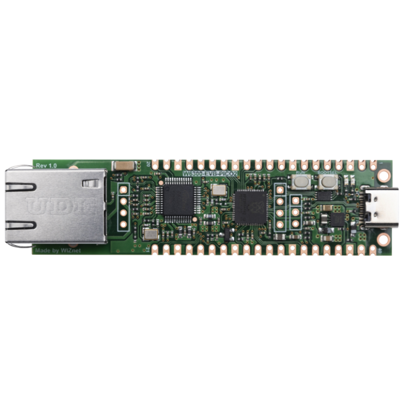 W6300-EVB-Pico2   RP2350 microcontroller and Ethernet - WIZnet