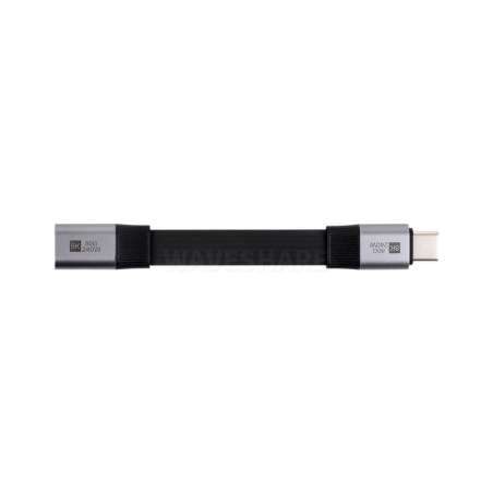 USB4 V2.0 Full-featured Type-C Extension Cable, 80Gbps Data Transfer, Flexible TPE Jacket, 8K At 60Hz HD Video (WS-33862)