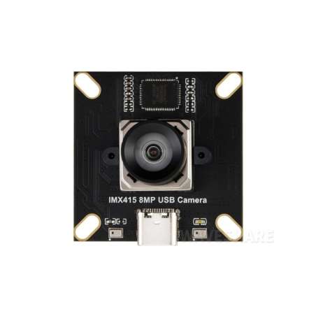 IMX415 8MP High-resolution USB Camera Module, IMX415 Sensor Chip, USB2.0, Dual Microphones, Distortion-free (WS-33562)