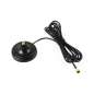 SMA Magnetic Mount Antenna Base, SMA Connector, 3m Coaxial Cable, Compatible Multiple GNSS Positioning Modules (WS-33812)