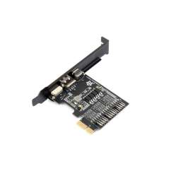 Luckfox PicoKVM Ext Expansion Board,  PCIe ×1 / ×4 / ×8 / ×16 Slots, USB Ports, Works With Luckfox PicoKVM (WS-33756)