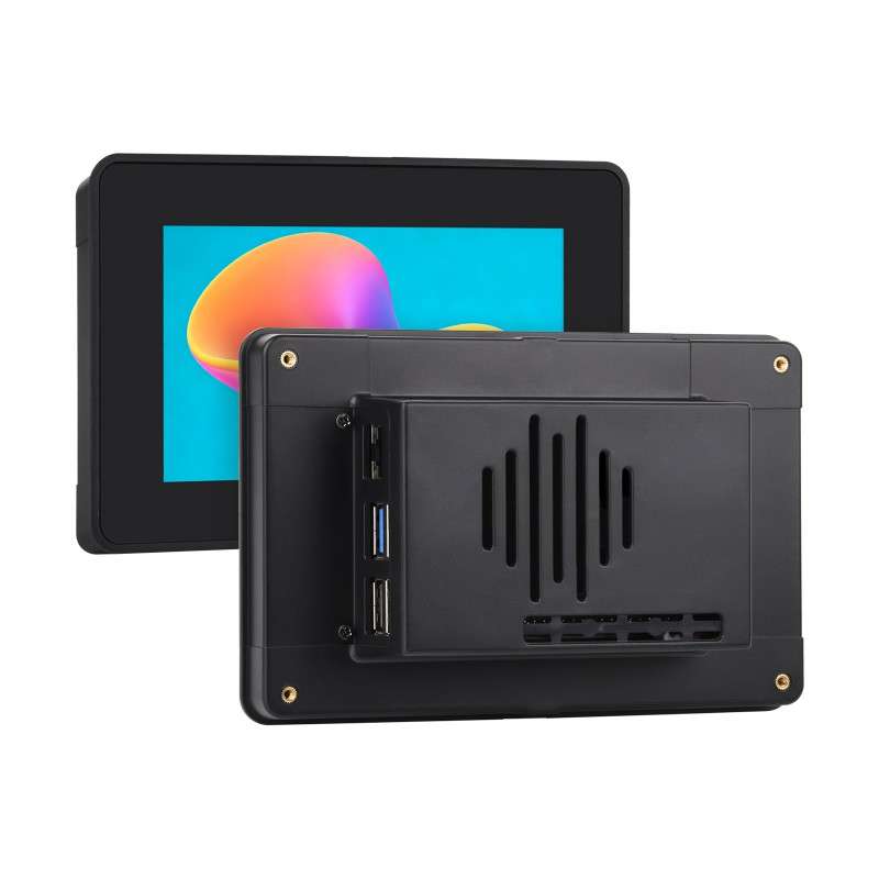 Protective Case For Raspberry Pi 5inch Touch Display 2 And Raspberry Pi 5, for 5inch Screens (WS-33852)