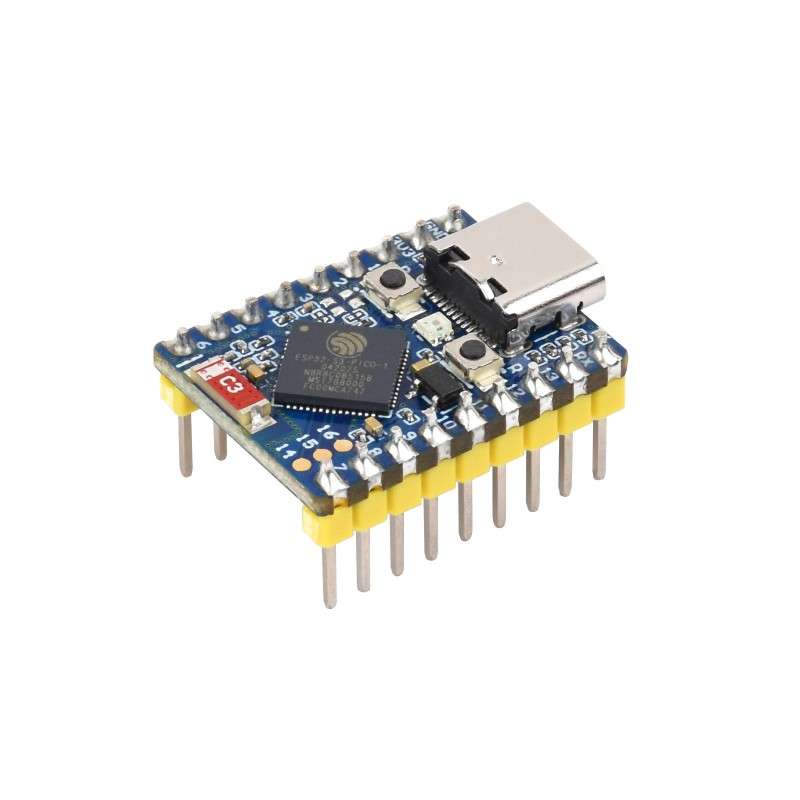 ESP32-S3 Mini Dev.Board, ESP32-S3  240MHz Running Frequency, 2.4GHz Wi-Fi & Bluetooth 5 (WS-33549)