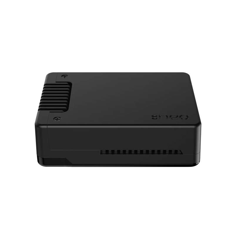 Argon NEO 5 Aluminum Alloy Case for Raspberry Pi 5, Built-in Cooling Fan, Black Color, Removable Cover (WS-26587-B)