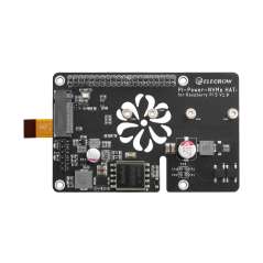 Pi Power M.2 NVMe & PoE+ Hat for Raspberry Pi 5, Support M.2 NVMe SSDs 2230/2242/2260/2280 (ER-MRA01305D)
