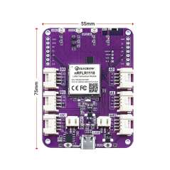 LoRa Node Expansion Board-nRFLR1110 Integrates nRF52840 for Long Range Communication Support GNSS Position (LMM15010D)