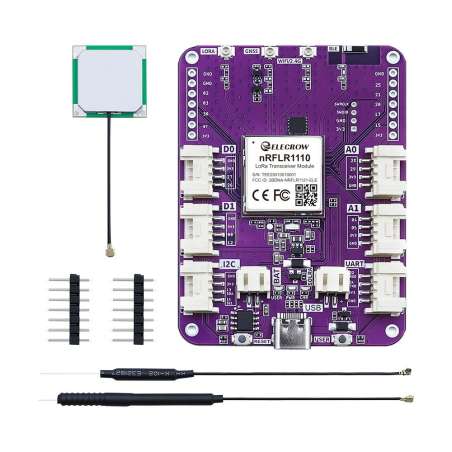LoRa Node Expansion Board-nRFLR1110 Integrates nRF52840 for Long Range Communication Support GNSS Position (LMM15010D)