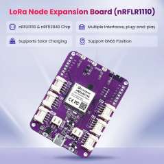 LoRa Node Expansion Board-nRFLR1110 Integrates nRF52840 for Long Range Communication Support GNSS Position (LMM15010D)