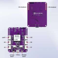 LoRa Node Expansion Board-nRFLR1121 Integrates nRF52840 for Long Range Communication Support 868/915Mhz  (LMM15121D)