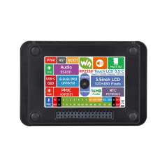 RP2350 3.5inch LCD Display Dev.Board, 320×480, 65K Color, Dual-core And Dual-architecture, Camera Interface (WS-33896)