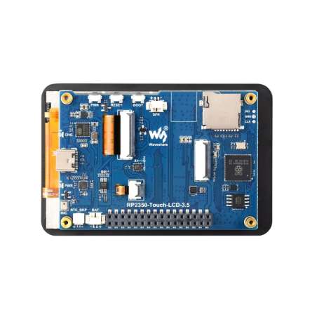 RP2350 3.5inch LCD Display Dev.Board, 320×480 65K Color, Dual-core And Dual-architecture, Camera Interface (WS-33894)