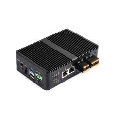 Gigabit/2.5G Dual Ethernet Industrial Computer Raspberry Pi CM5, 4K Display 4G/5G Module, for All CM5 (WS-34121)