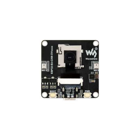 ESP32-S3 AIoT Camera Dev.Board, Audio, External Display, Image Capture & Recognition, AI Speech (WS-33702) GC2145