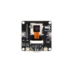 ESP32-S3 AIoT Camera Dev.Board, Audio, External Display, Image Capture & Recognition, AI Speech (WS-33701) GC0308