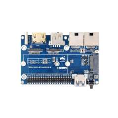 Gigabit / 2.5G Dual Ethernet Mini-Computer (B) Raspberry Pi CM5 (NOT included), Dual RJ45 Ethernet 4K (WS-34180)