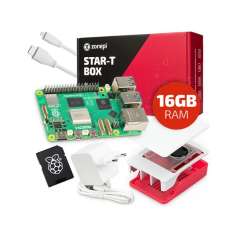 Oficiálna sada s Raspberry Pi 5 (16GB RAM) + puzdro + 128GB microSD + príslušenstvo