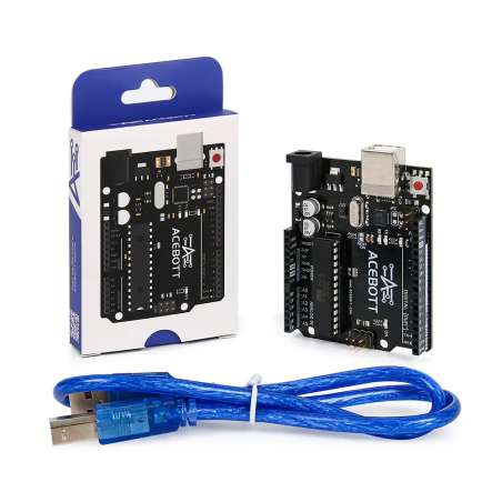 ACEBOTT Development Board ATmega328P ATMEGA16U2 with 1M USB Cable