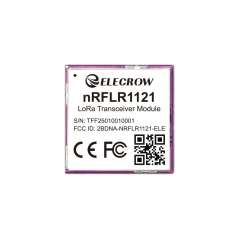 Elecrow nRFLR1121 Wireless Transceiver Module-Integrates Nordic nRF52840 and Semtech LR1121 (CIL13621X)