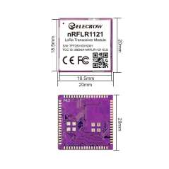 Elecrow nRFLR1121 Wireless Transceiver Module-Integrates Nordic nRF52840 and Semtech LR1121 (CIL13621X)